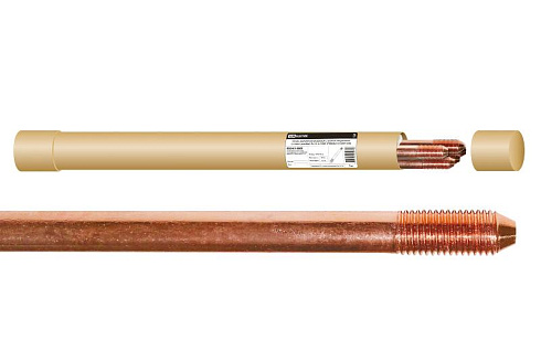 Штырь заземления резьбовой  СТАМ25.14.1500Р | SQ2401-0003 | TDM