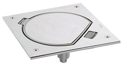 Simon Connect Влагостойкая основа на 1 механизм K45 (пустышка), IP66, сталь | KSE0-23-72 | Simon