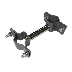 Кронштейн для мачты 100 мм трубный, сталь|75737|Ezetek