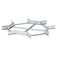 Ответвитель крестовой лестничный усиленный 100х300 мм (2 мм) EKF | xltp100300-2 | EKF