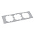 Рамка приборная тройная ДЛЯ PK 110X70 D 8450-13 (HB) | 8450-13_HB | Kopos