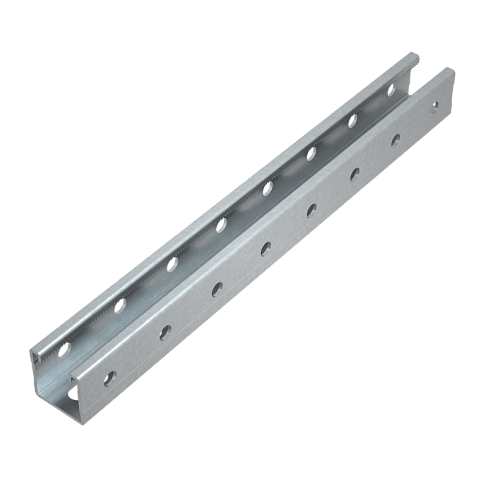 Страт-профиль 41х41 L300 мм s:2,0 (тройная перфорация) HD | STPS41-41-300 3P HD | КМ - профиль