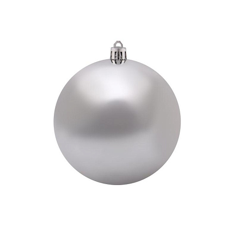 Елочная фигура Шар Ø 10 см, цвет серебряный глянцевый | 502-075 | NEON-NIGHT