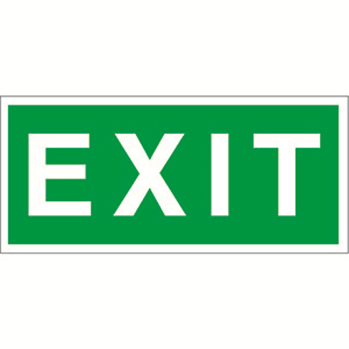 Знак безопасности BL-3015.E25"EXIT" | a12956 | Белый свет