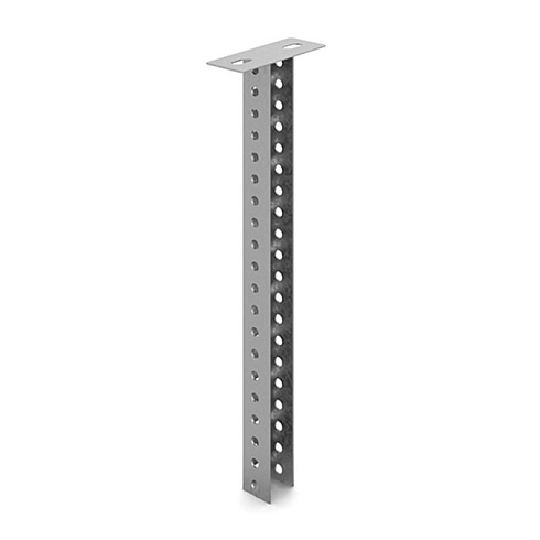 Стойка потолочная сварная 400 мм, толщ. 2,0 мм, гальван. цинк, 051101 | СПС-2,0-ЭЦ |  Ostec