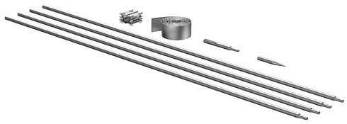 Комплект заземления 6/16 б/м оц. сталь HDZ | ZKZ11-14-016-06 | IEK