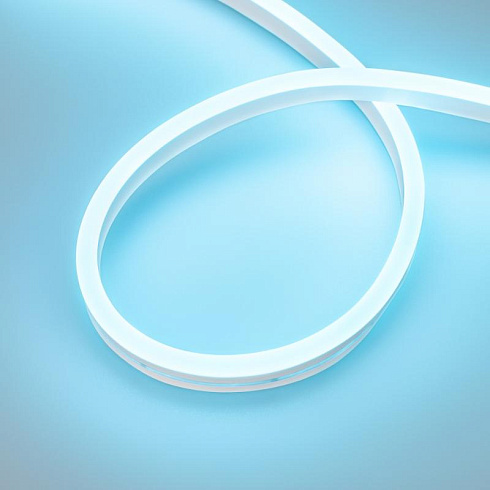 Светодиодная лента герметичная AURORA-PS-A120-16x8mm 24V Azure (10 W/m, IP65, 2835, 5m) (Arlight, Силикон) | 036688 | Arlight