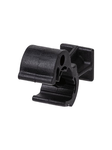 Держатель для гор. и верт. поверхностей, полимер. фикс. с защелкой для прута Ø8-10 мм, выс.25 мм  | SQ2402-3230 | TDM