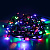Гирлянда светодиодная нить ERAPS-PM10 черный ПВХ 10 м мультиколор 100 LED, IP65 | Б0056016 | ЭРА