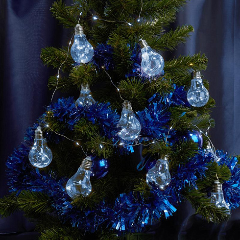 Светодиодная гирлянда CL580 фигурная 3м +0.5м 5000K с питанием от батареек | 32369 | Feron