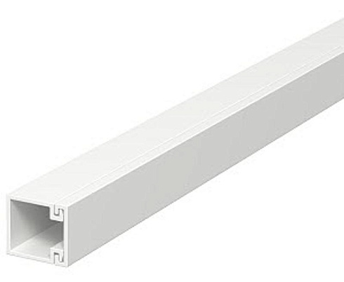 Мини-канал WDK с крышкой 15x15x2000 мм (высота борта 15 мм, крышка 15 мм) ПВХ светло-серый RAL 7035 | 6024947 | OBO Bettermann