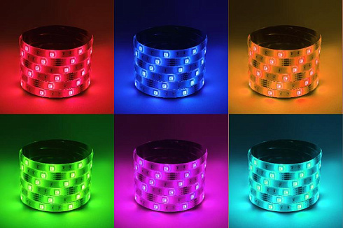 Лента светодиодная  LS5050 -7,2-30-12-RGB-IP65-1 year-5m RGB 5м | Б0059918 | ЭРА
