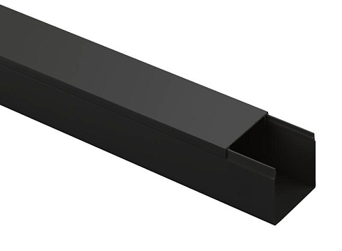 Кабель-канал ЭРА KK-B-40-40 40x40 черный 24м | Б0061745 | ЭРА