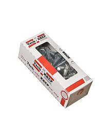 Болт DIN933 с шестигранной головкой оцинк. М8х30 (30 шт) - коробка с ок. Tech-Kr ( 0,463 кг) | 105209 | Tech-KREP