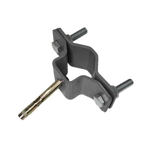 Кронштейн для мачты трубный анкерный, сталь|75707|Ezetek