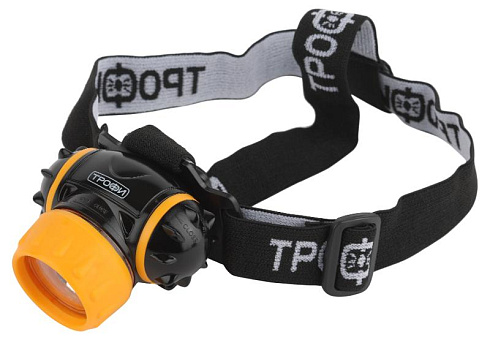 Фонарь налобный GB-302  7xLED, 3хААА, картон | Б0036617 | ТРОФИ