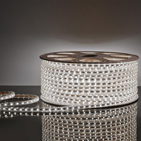 Лента светодиодная LS004 220V 4,8W 60Led 2835 IP65 6500K белый, 50 м | a044274 | Elektrostandard