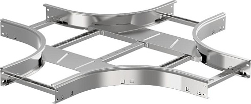 Крестовина лестничная LESTA 80х400мм R300  | CKR04-4-080-400 | IEK