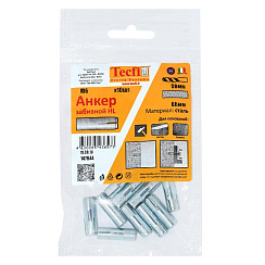 Анкер забивной ZN M6 (10 шт) - пакет | 147644 | Tecfi