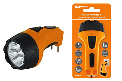 Фонарь универсальный «Комета 1» ручной аккумуляторный, 4 светодиода, 0,5Ач 230В вилка | SQ0350-0039 | TDM