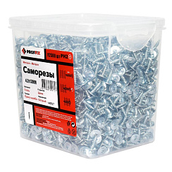 Саморез СММ 4,2х13 усиленный (TWN) (2500 шт) - контейнер | 146507 | PROFFIX