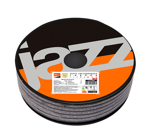 Лента  MVS-2835/60-IP68-220V 3000K  WW - 1m (тепл.свет) Б/аксессуаров | .5004269А | Jazzway