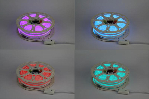 Лента светодиодная неоновая N5050-72-IP67-220V-20m-RGB | Б0053983 | ЭРА