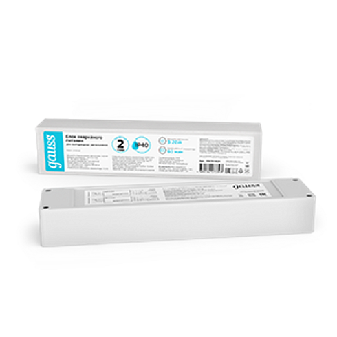 Блок аварийного питания  IP40 205*42*28мм 20W на 1 час Universal | 997911024 | Gauss