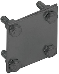 Заж. крес. пол.-пол. 40мм оц. сталь TD | ZCC63-13-1-40 | IEK