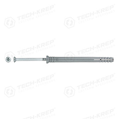 Дюбель-гвоздь 6х80 пот. манжета (полипропилен) (100 шт) - ведро ( 0,708 кг) | 103184 | Tech-KREP