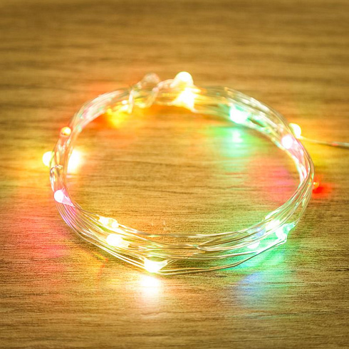 Гирлянда Роса 2 м, 20 диодов, USB, цвет RGB | 315-959 | NEON-NIGHT