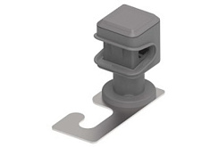Держатель скоба на кровлю, пластик, 294042 | МД-042-П |  Ostec