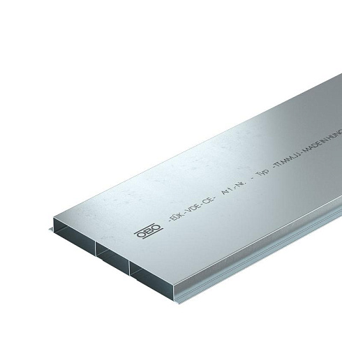 Кабельный канал для заливки в стяжку EUK 2000x250x28 мм (сталь) (S3 25028) | 7400324 | OBO Bettermann