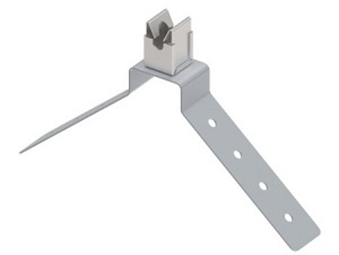 Держатель КЛИК на угловой конёк, гор. цинк, 394061 | МД-061-ГЦ |  Ostec