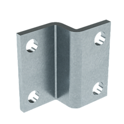 Пластина для крепления консолей BBF60 к тяжелому подвесу/профилю, горячеоцинкованная | BMD2002HDZ | DKC
