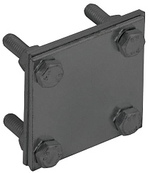 Заж. крес. с раз. пол.-пол. 30мм оц. сталь TD | ZCC68-13-1-30 | IEK