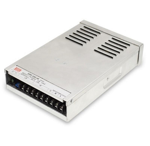 Драйвер 350Вт 24V для светодиодной ленты Meanwell ERP-350-24 IP20 221x130x48мм без активного охлаждения | ERP-350-24 | VARTON