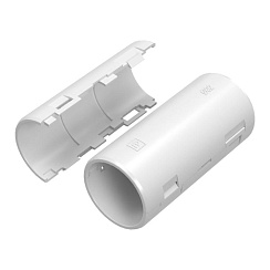 Муфта разборная d32 мм белая (5шт/210шт уп/кор) | PR13.02516 | Промрукав