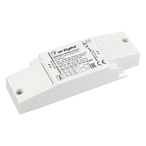Блок питания ARJ-SP-7-PFC-TRIAC-INS (7W, 12-20V, 0.18-0.35A) (Arlight, IP20 Пластик, 5 лет) | 027139(1) | Arlight