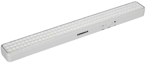Светильник аккум. ДБА 1120 непост. 120LED 6ч 12Вт | LDBA0-1120-6-01-K01-G | GENERICA