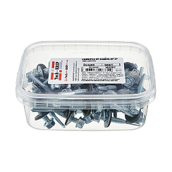 Саморез кр. оцин КРс ZP 5,5х38 удл.сверло 50шт - контейнер ( 0,375 кг) | 142302 | Tech-KREP