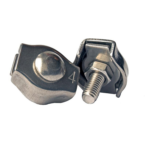 Зажим для троса Simplex 4 мм (1 шт) - пакет ( 0,014 кг) | 126601 | Tech-KREP