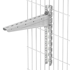 Крепление на сетку одной консоли 43х50х295 мм, горячеоцинкованное | BMF1830HDZ | DKC