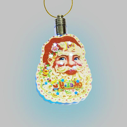 Фигурка подвесная "Санта Клаус" RGB 8*6 см | 501-100 | NEON-NIGHT