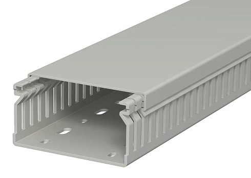 Распределительный кабельный канал LK4 40x80x2000 мм (ПВХ,серый) (LK4 40080) | 6178016 | OBO Bettermann