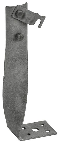 Дер. пр. кр. 6-10мм вин. угл. скр. h=140мм оц. сталь TD | ZDP87-13-1-16-140 | IEK