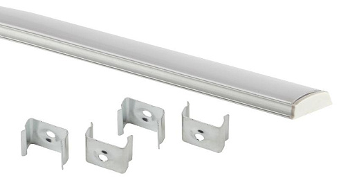 Комплект с гибким накладным анодированным профилем CAB291 1506G 15х6,5мм, | Б0041245 | ЭРА