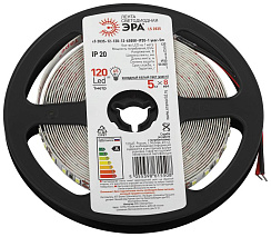 Лента светодиодная LS 2835-12-120-12-6500K-IP20-1 year-5m | Б0053970 | ЭРА