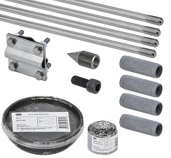 Комплект заземления 6/16 оцинкованная сталь | ZKZ10-11-016-06 | IEK