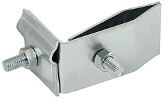 Дер. пр. кр. 6-10мм фальца угл. h=70мм нерж. сталь | ZDP80-20-2-16-70 | IEK